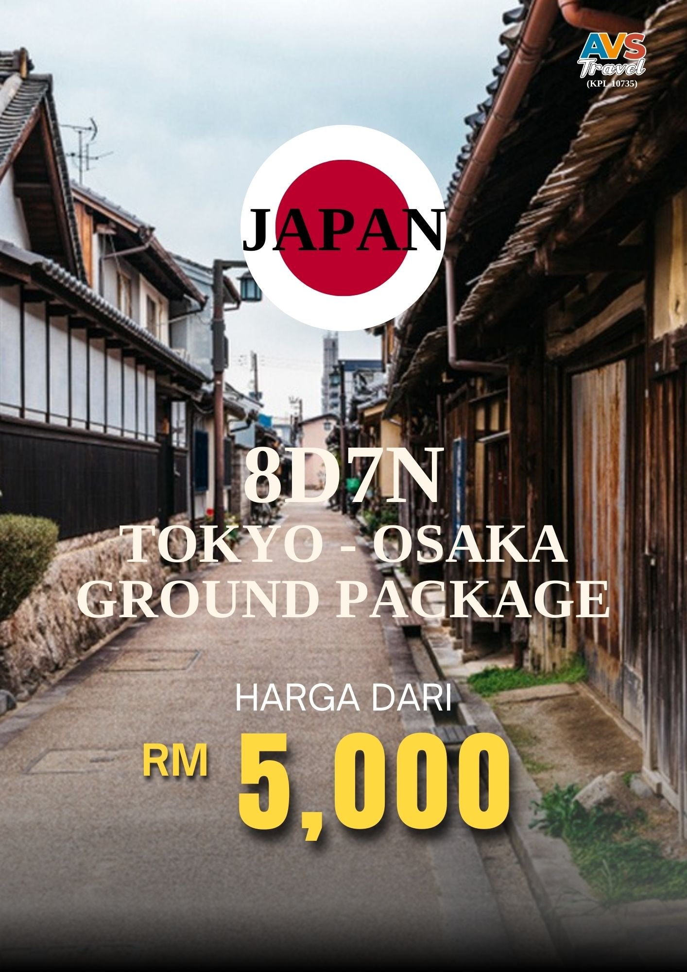 8D7N Tokyo - Osaka Ground Package
